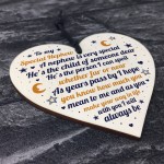 Nephew Gifts From Auntie Uncle Handmade Wooden Heart Gift