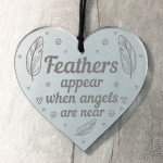 Memorial Gift For Mum Dad Grandad Acrylic Heart Xmas Memorial
