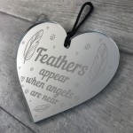 Memorial Gift For Mum Dad Grandad Acrylic Heart Xmas Memorial