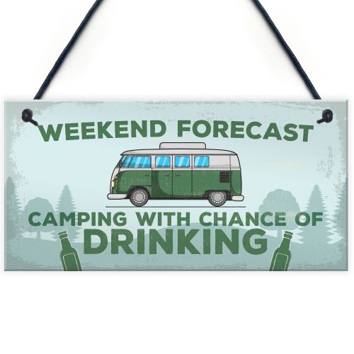 Camping Drinking Novelty Caravan Motorhome Decor Gift Sign