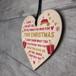 Novelty Funny Christmas Gift For Mum Dad Brother Sister Heart