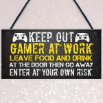 Novelty Gaming Sign Xbox Inspired Funny Christmas Gift For Son