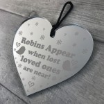 Handmade Heart Plaque Gift to Remember Lost Loved Ones