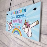 Novelty Unicorn Gift For Auntie Birthday Xmas Gifts Auntie Sign Novelty Unicorn Gift For Auntie Birthday Xmas Gifts Auntie Sign