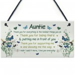 Auntie Gift Hanging Plaque Auntie Birthday Xmas Gift For Her