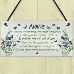 Auntie Gift Hanging Plaque Auntie Birthday Xmas Gift For Her