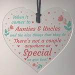 Novelty Christmas Gift For Auntie And Uncle Acrylic Heart Gift 