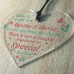 Novelty Christmas Gift For Auntie And Uncle Acrylic Heart Gift 