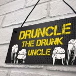 Funny Uncle Gift Druncle Sign Gift For Him From Niece Nephew