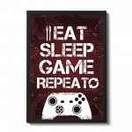 Gaming Sign For Boys Bedroom Man Cave Gamer Gift For Son Frame