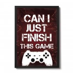 Gamer Gift For Son Dad Uncle Boys Bedroom Decor Man Cave Frame