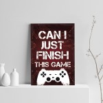 Gamer Gift For Son Dad Uncle Boys Bedroom Decor Man Cave Print