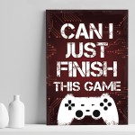 Gamer Gift For Son Dad Uncle Boys Bedroom Decor Man Cave Print