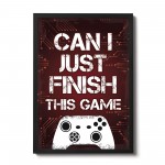 Novelty Gift For Gamer Boys Bedroom Decor Art Games Room Frame