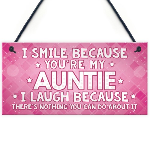 Birthday Gifts For Auntie Christmas Gift Plaque Auntie Gift