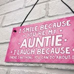 Birthday Gifts For Auntie Christmas Gift Plaque Auntie Gift