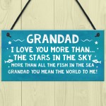 Grandad Gift For Birthday Christmas Hanging Sign Gift For Dad