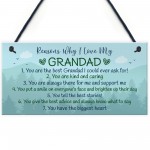 Birthday Gifts For Grandad Christmas Gift Plaque Grandad Gift