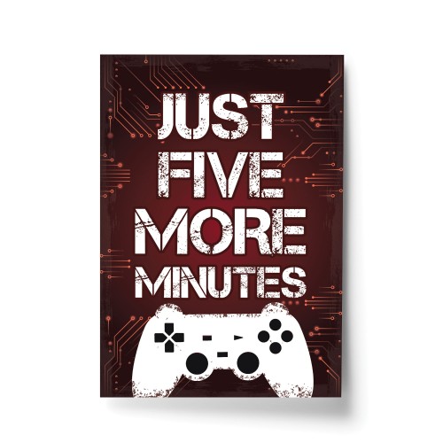 Gaming Gift For Boys Bedroom Wall Art Games Room Man Cave Print 