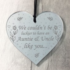 Auntie And Uncle Gift For Birthday Christmas Heart Gift