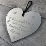 Auntie And Uncle Gift For Birthday Christmas Heart Gift
