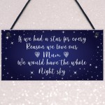 Mum Gift Hanging Plaque Cute Gift For Mum From Daughter Son Gift