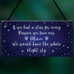 Mum Gift Hanging Plaque Cute Gift For Mum From Daughter Son Gift