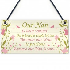 Special Nan Gift From Grandchildren Plaque Gift For Mum Nan