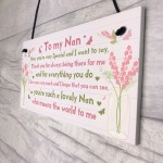 Birthday Gifts For Nan Christmas Gift Hanging Plaque Nan Gift