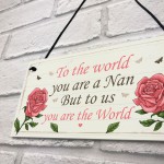 Nan Gift Hanging Plaque Cute Gifts For Nan From Grandchildren