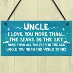 Birthday Gift For Uncle Christmas Gift Hanging Plaque Uncle Gift