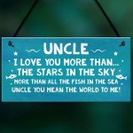 Birthday Gift For Uncle Christmas Gift Hanging Plaque Uncle Gift