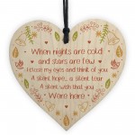 Handmade Memorial Plaque Heart Mum Dad Nan Memorial Sign