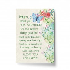 Mum Poem Print Mum Birthday Christmas Gift From Daughter Son