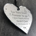 2nd Anniversary Gift For Husband Wife Wedding Anniversary Gift