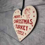 Merry Christmas Turkey Tits Novelty Xmas Friendship Gift