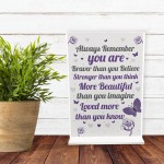 Gift For Best Friend Braver Stronger Beautiful Motivational Gift