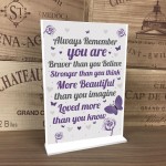 Gift For Best Friend Braver Stronger Beautiful Motivational Gift