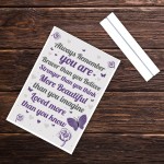 Gift For Best Friend Braver Stronger Beautiful Motivational Gift