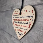 Handmade Colleague Gift Wooden Heart Leaving Gift For Friend