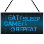Retro Gaming Sign Boy Bedroom Decor Birthday Xmas Gift For Gamer