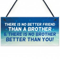 Brother Plaque Novelty Brother Gift For Birthday Christmas