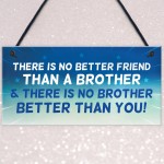 Brother Plaque Novelty Brother Gift For Birthday Christmas