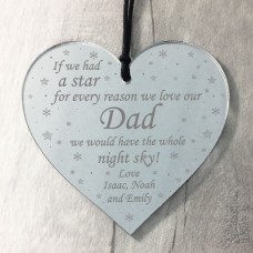 Personalised Gift For Dad Daddy Heart Gift For Him Birthday Xmas
