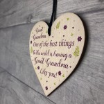 Great Grandma Gift For Birthday Xmas Wood Heart Grandparent Gift