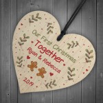 Handmade 1st Christmas Together Personalised Tree Decor Gift