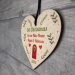 Handmade 1st Christmas In Our New Home Personalised Tree Decor