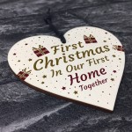 1st Home Together Personalised Christmas Bauble Tree Decoration