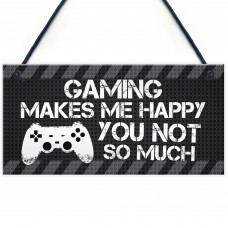 Novelty Gaming Sign Gift Funny Rude Christmas Gift For Brother