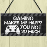 Novelty Gaming Sign Gift Funny Rude Christmas Gift For Brother